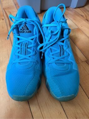 adidas crayola Light Teal Blue Athletic Sneakers